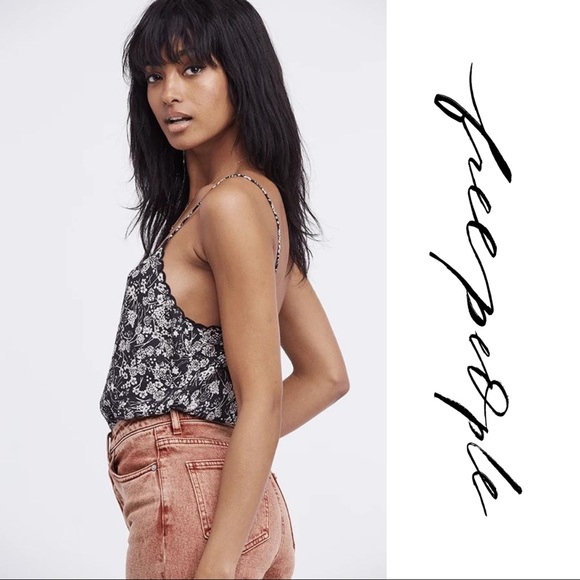 Free People Kora Printed Floral Cami Size XS - Picture 5 of 5
